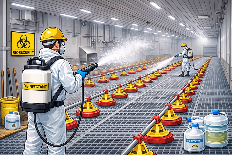 Poultry Farms Cleaning & Biosecurity